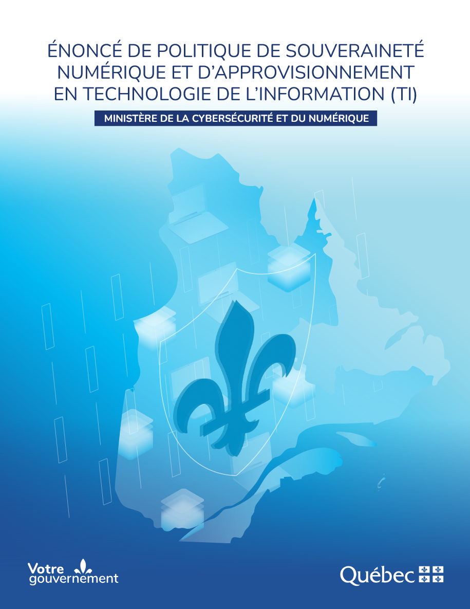 L’Énoncé de politique de souveraineté numérique et d’approvisionnement en technologie de l’information (TI)